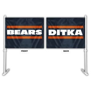 Mike Ditka Limited Edition Commemorative Car Flag